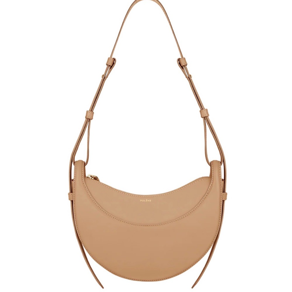 Polène Dix Shoulder Bag in beige